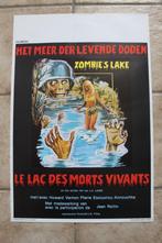filmaffiche Zombie Lake 1981 filmposter, Rechthoekig Staand, Ophalen of Verzenden, Zo goed als nieuw, A1 t/m A3