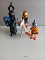 Playmobil zwarte ridder, gouden ridder en krijger, Ophalen of Verzenden, Zo goed als nieuw