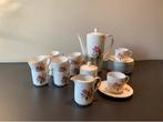 Vintage Koffieservies met bloemen, Ophalen