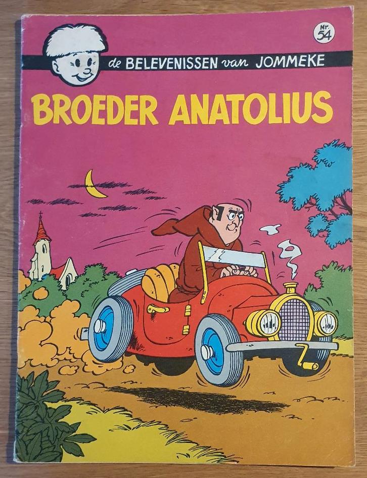 Jommeke - Broeder Anatolius -54- 1e druk (1972) Strip, Boeken, Stripverhalen, Zo goed als nieuw, Eén stripboek