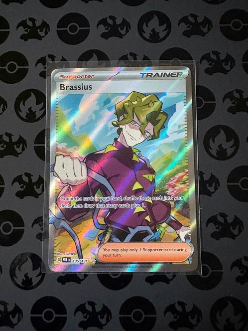 Pokemon Brassius PRE 135, Hobby en Vrije tijd, Verzamelkaartspellen | Pokémon, Zo goed als nieuw, Ophalen of Verzenden