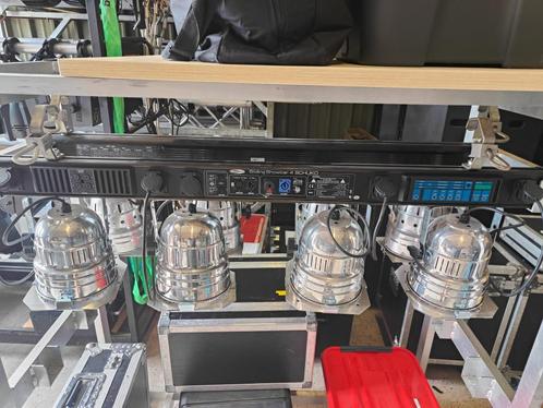 showtec sliding showbar 4 met parren, Muziek en Instrumenten, Licht en Laser, Zo goed als nieuw, Licht, Geluidgestuurd, Kleur
