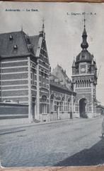 Postkaart OUDENAARDE LA GARE STATION 1907 !, Verzamelen, Postkaarten | België, Ophalen of Verzenden