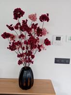 Vaas met zijdebloemen met roze tinten, Maison & Meubles, Accessoires pour la Maison | Plantes & Fleurs artificielles, Comme neuf