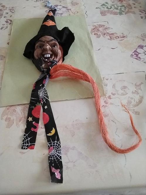 Mooi heksenhoofd om op te hangen, Huis en Inrichting, Woonaccessoires | Overige, Gebruikt, Ophalen