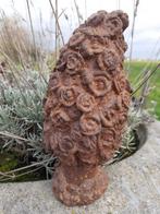 GEPATINEERDE GIETIJZEREN BUSTE VAN EEN FEE, Tuin en Terras, Ophalen of Verzenden, Zo goed als nieuw, Overige materialen, Overige typen