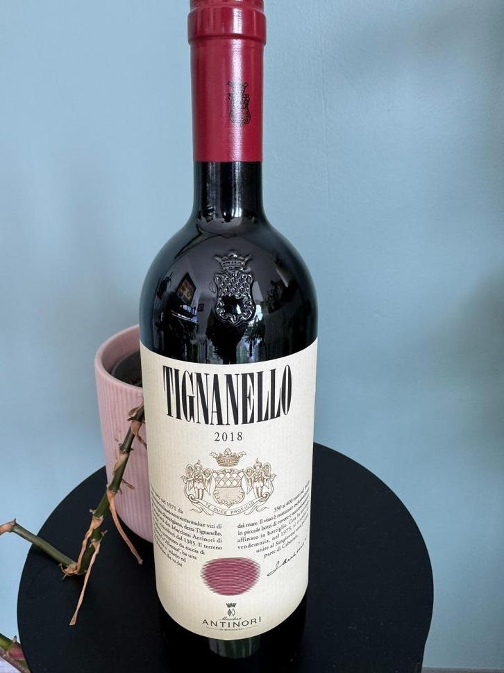 3 Tignanello rode wijnflessen topjaar 2018, Verzamelen, Wijnen, Nieuw, Rode wijn, Italië, Vol, Ophalen of Verzenden