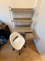 Bureau + stoel, Ophalen, 70 tot 120 cm, Bois, Zo goed als nieuw
