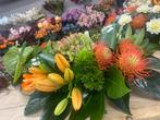 Bloemstukken voor Allerheiligen, Ophalen