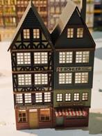 Ensemble de maisons de style Germanique pour fond de décors, Enlèvement ou Envoi, Utilisé