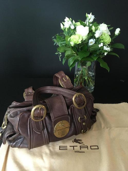 Handtas 🤎 Etro, Handtassen en Accessoires, Tassen | Damestassen, Gebruikt, Handtas, Bruin, Ophalen of Verzenden