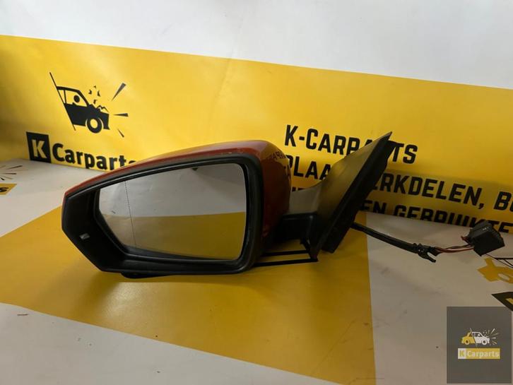 VOLKSWAGEN POLO 2G ZIJSPIEGEL SPIEGEL 6 PIN ORIGINEEL LINKS, Auto-onderdelen, Spiegels, Volkswagen, Gebruikt