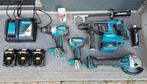 Makita DLX4090TJ1 Ensemble combiné 3 bat 4 outils, Enlèvement, Utilisé