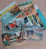 Lot spotprenten, postkaarten rond 1920, Enlèvement ou Envoi, 1920 à 1940, Affranchie, Autres thèmes
