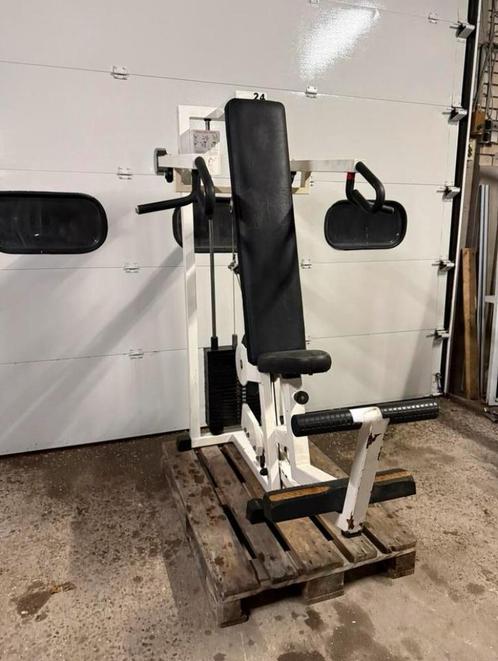 Technogym Isotonic shoulderpress / shoulder press, Sport en Fitness, Fitnessmaterialen, Gebruikt, Overige typen, Armen, Benen