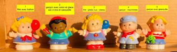 5 personnages Little people de Fisher Price - 8€