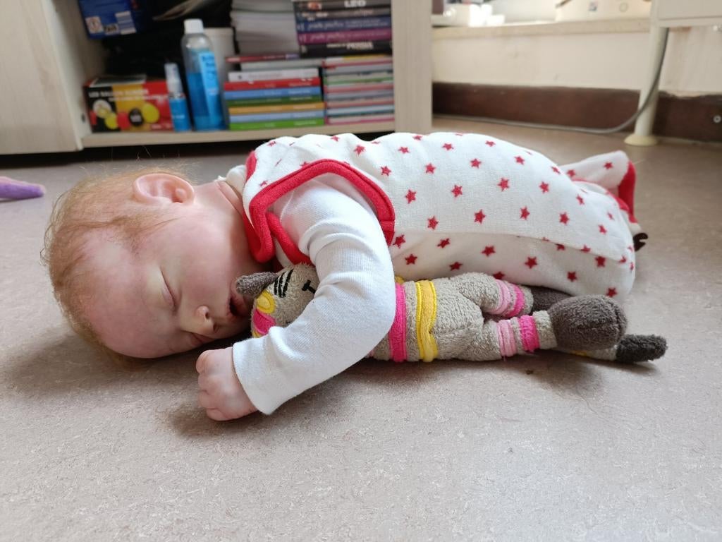 Realborn Skya asleep, Verzamelen, Poppen, Nieuw, Ophalen of Verzenden