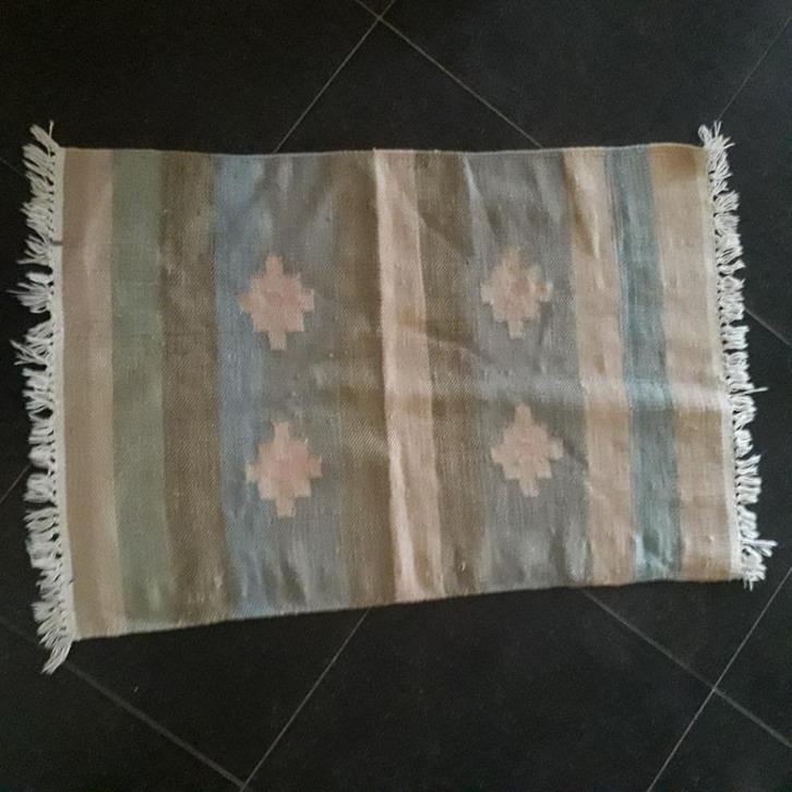 Modern handgeweven Dhurrie -nu sterk afgeprijsd!, Huis en Inrichting, Stoffering | Tapijten en Vloerkleden, Nieuw, 50 tot 100 cm