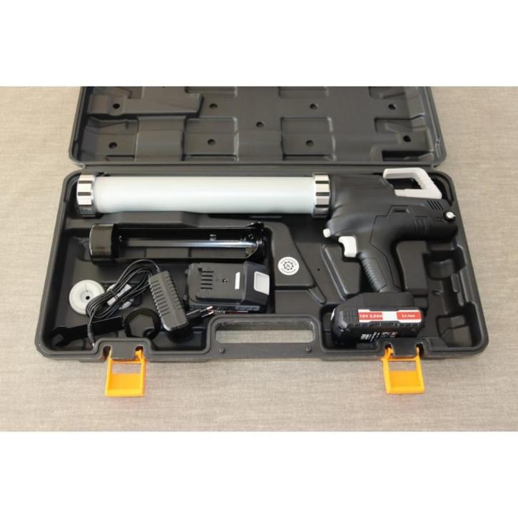 Elektrische Kitspuit Silicone spuit 18 Volt met 2 Lithium Io, Auto diversen, Autogereedschap, Nieuw, Verzenden