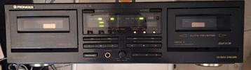 Pioneer stereo dubbele casette deck ct-w350r beschikbaar voor biedingen