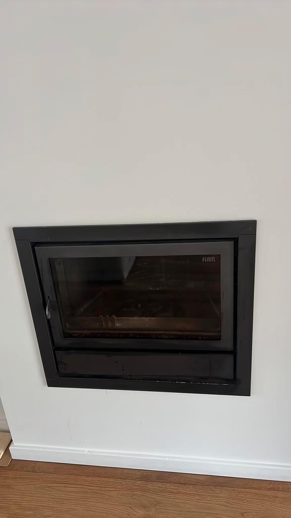 Flam inbouwkachel MT 68/57, Maison & Meubles, Cheminées, Comme neuf, Cheminée au bois, Enlèvement