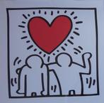 KEITH HARING / BE MINE / KLEURZEEFDRUK / 105x105cm / KADER, Ophalen