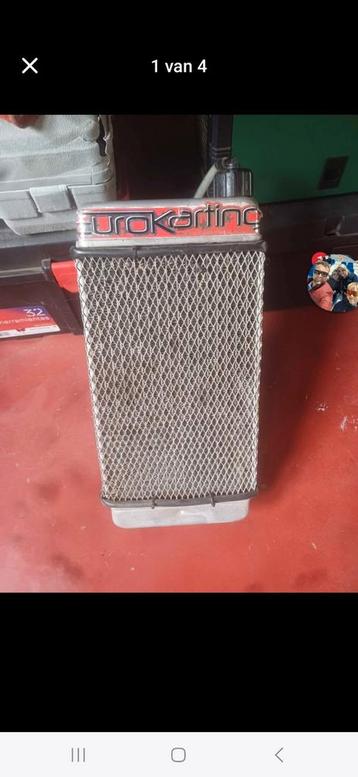 Kart radiator met beugels x30 beschikbaar voor biedingen