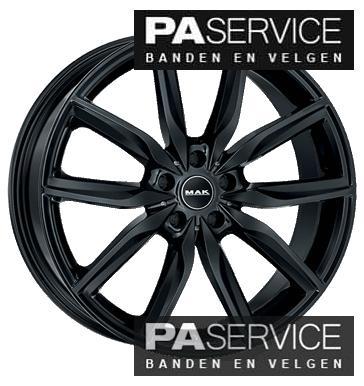 Nw 20 inch MAK Allianz velgen gloss black voor BMW 5 serie, Auto-onderdelen, Banden en Velgen, Velg(en), 20 inch, Ophalen of Verzenden