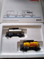 Marklin 48541 SNCB NMBS Petroleum + shell Tankwagen Set,, Hobby en Vrije tijd, Modeltreinen | H0, Wisselstroom, Treinset, Nieuw