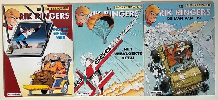 Rik Ringers - albums 65-67-69 - 1e druk - 2002/2004, Boeken, Stripverhalen, Verzenden