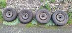 4 pneus hiver sur jante tôle 5x112  195/65 R15, Pneus hiver, Pneu(s), Enlèvement, Utilisé