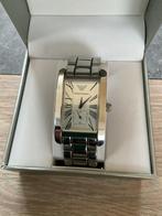 Emporio Armani herenuurwerk AR 0145 nieuwstaat, Handtassen en Accessoires, Horloges | Heren, Overige merken, Staal, Staal, Polshorloge