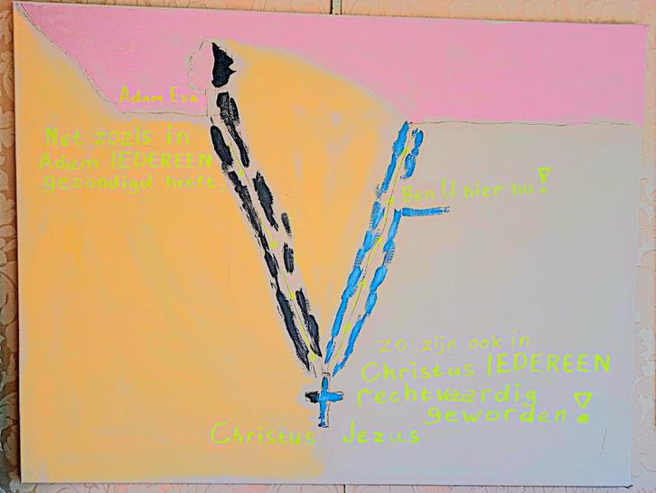 Een beeld van de tijd, Antiek en Kunst, Kunst | Litho's en Zeefdrukken, Ophalen