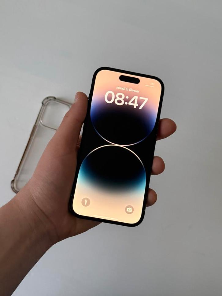 iPhone 14 Pro – 128 Go – Gris Sidéral –, Télécoms, Téléphonie mobile | Apple iPhone, Utilisé, 128 GB, Sans abonnement, Sans simlock