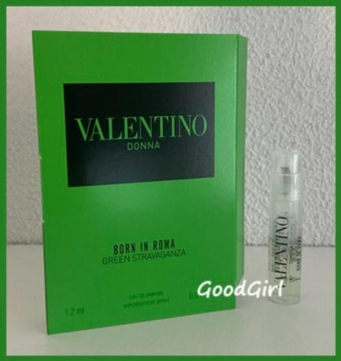 ValentinoDonna BIR Green Stravaganza parfum staaltje sample, Handtassen en Accessoires, Uiterlijk | Parfum, Nieuw, Verzenden