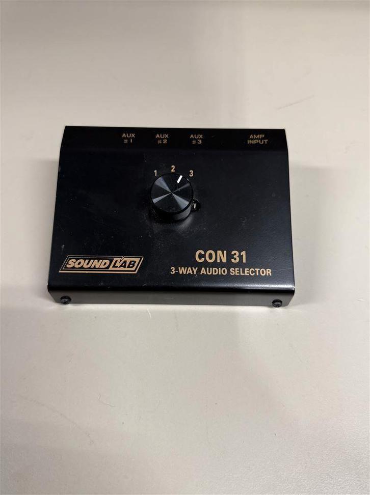 Soundlab con 31 - 3-way audio selector, Audio, Tv en Foto, Tuners, Gebruikt, Ophalen of Verzenden
