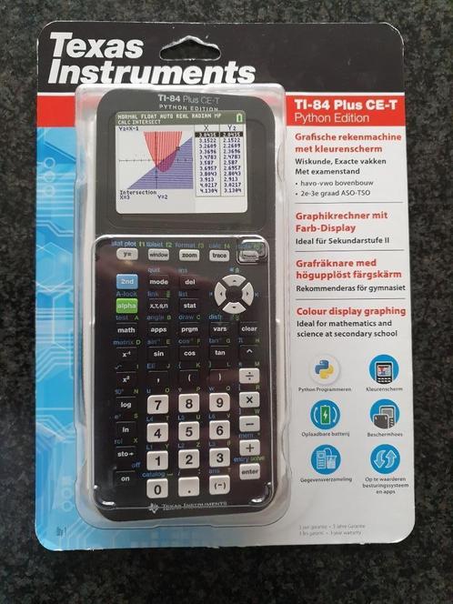 Texas Instruments Ti-84 plus CE-T - NIEUW + garantiebon, Diversen, Rekenmachines, Nieuw, Grafische rekenmachine, Ophalen of Verzenden
