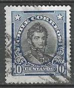 Chili 1915/1927 - Yvert 113 - Bernardo O'Higgins  (ST), Timbres & Monnaies, Timbres | Amérique, Affranchi, Envoi