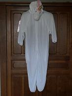 Carnavalkleding witte eenhoorn onesie, Meisje, 134 t/m 140, Gebruikt, Ophalen of Verzenden