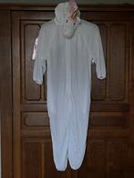 Carnavalkleding witte eenhoorn onesie, Fille, Utilisé, 134 à 140, Enlèvement ou Envoi