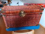 Rieten koffer met handvaten 63x38x36 cm in goede staat, 35 à 45 cm, Enlèvement, 60 à 70 cm, Autres matériaux
