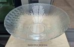 glazen schaal  - diameter 28 cm, Maison & Meubles, Accessoires pour la Maison | Plataux & Paniers, Comme neuf, Enlèvement, Balance