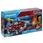 Playmobil brandweer set met blus-buggy, Ophalen of Verzenden, Zo goed als nieuw, Complete set