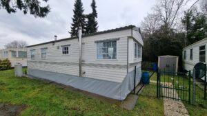 Mooie stacaravan met afgesloten tuin en 2 zonnige terrassen., Caravans en Kamperen, Stacaravans, tot en met 4, Ophalen of Verzenden