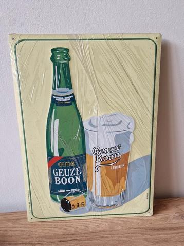 Metalen reclamebord Geuze Boon (wanddecoratie) beschikbaar voor biedingen