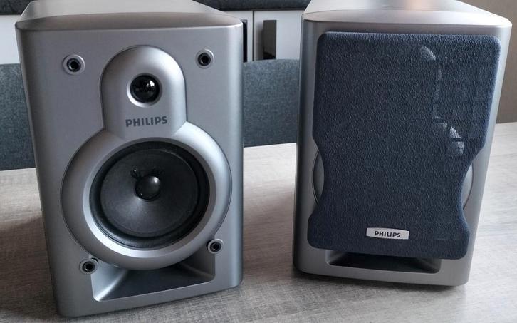Philips Active Hifi Speakers, Audio, Tv en Foto, Luidsprekerboxen, Zo goed als nieuw, Front, Rear of Stereo speakers, Minder dan 60 watt