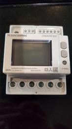 Compteur 3 phases Socomec COUNTIS E21 3PH 80A 2T, Ophalen of Verzenden, Zo goed als nieuw