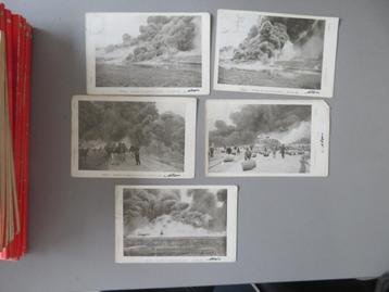 1904 - lot de 5 cartes postales - incendie à Anvers, Envoi, Avant 1920, Affranchie, Anvers