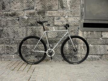 Zilver santafixie wild custom fixie, Enlèvement, Comme neuf, Autres marques