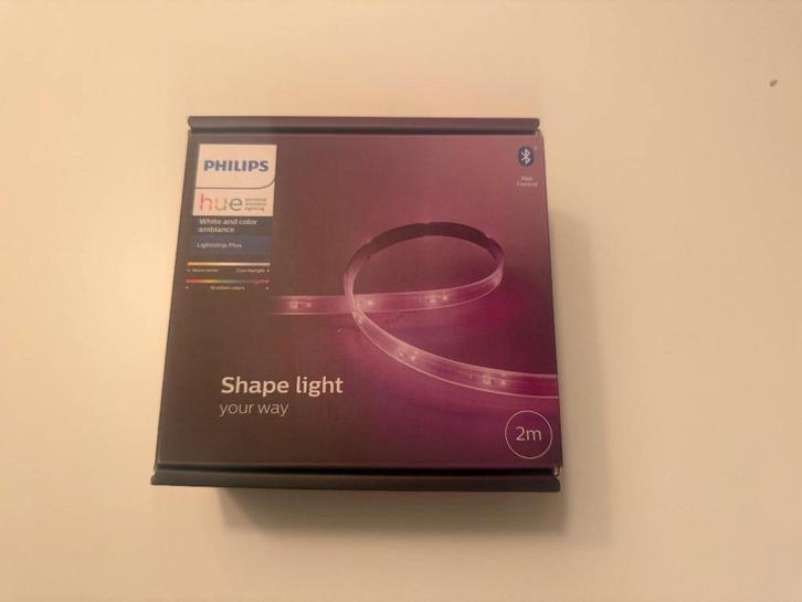 Philips Hue Lightstrip Plus, Huis en Inrichting, Lampen | Losse lampen, Nieuw, Overige typen, Minder dan 30 watt, Overige fittingen